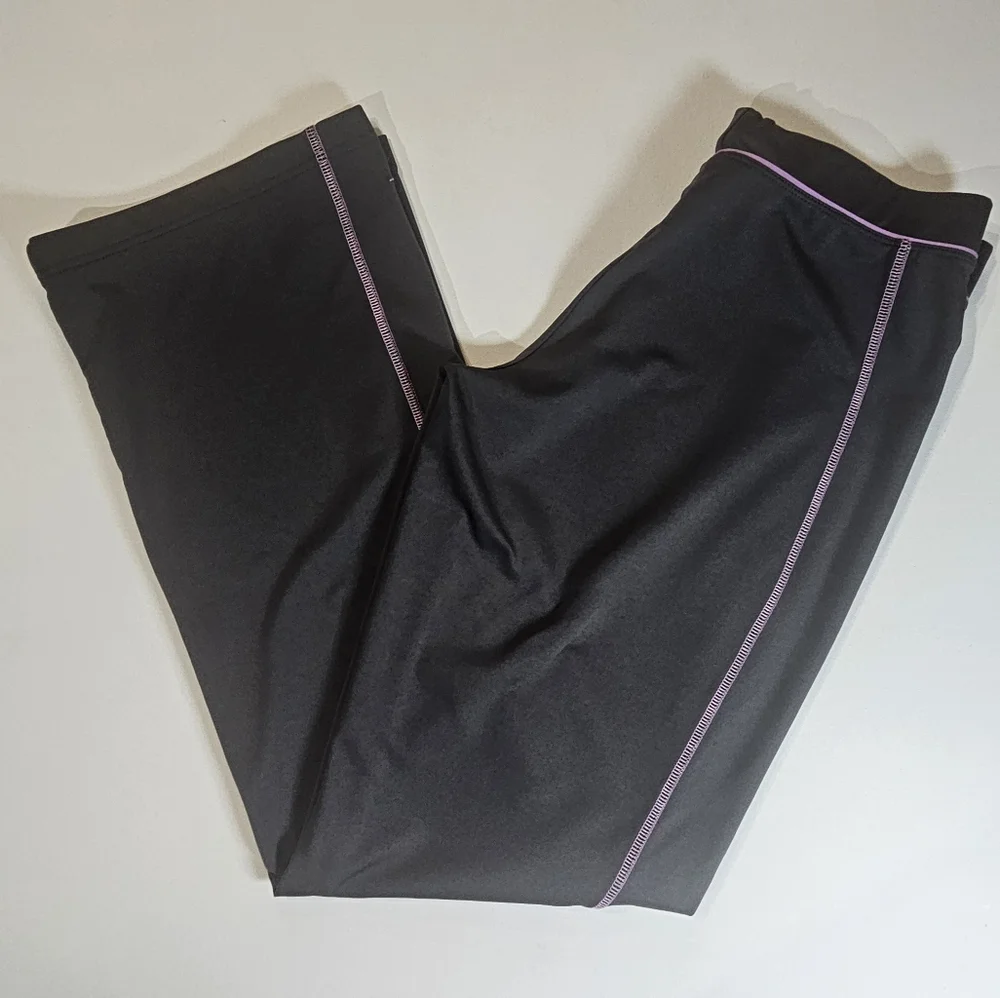Nike Pants Womens Medium Grey Pink Yoga Gym Activewear‎